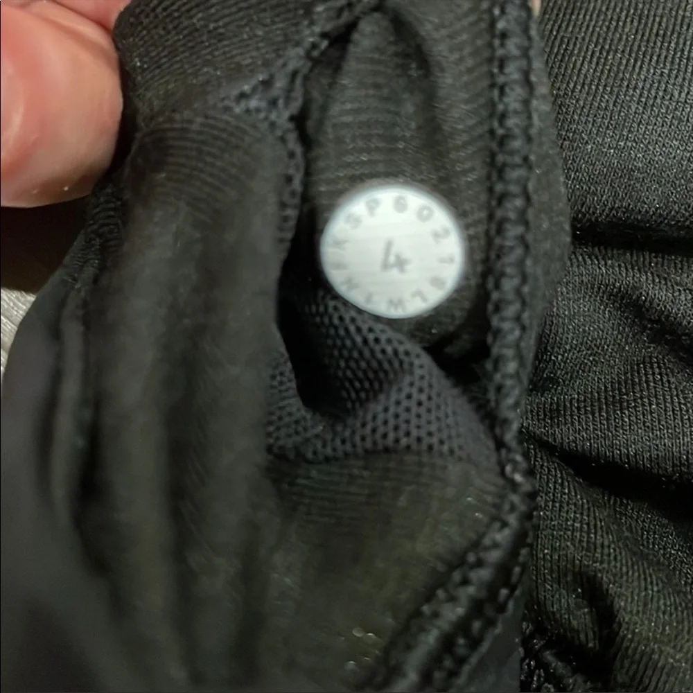 Lululemon Grey Twist Back Tank With Built In Sports Bra - Size 4